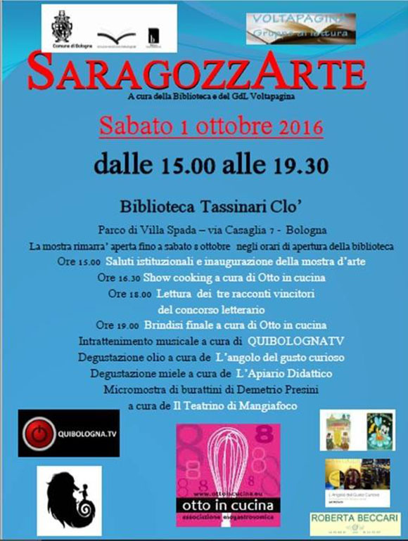 Anche Otto in Cucina protagonista di SaragozzArte 2016